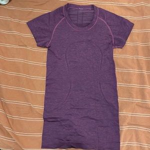 Lululemon purple swiftly tee size 2